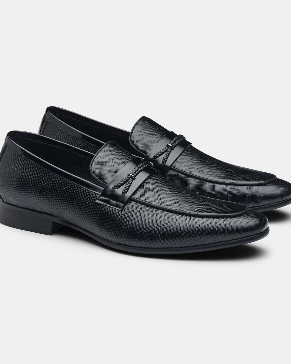 Patent Leather Dress Loafer, Black, hi-res